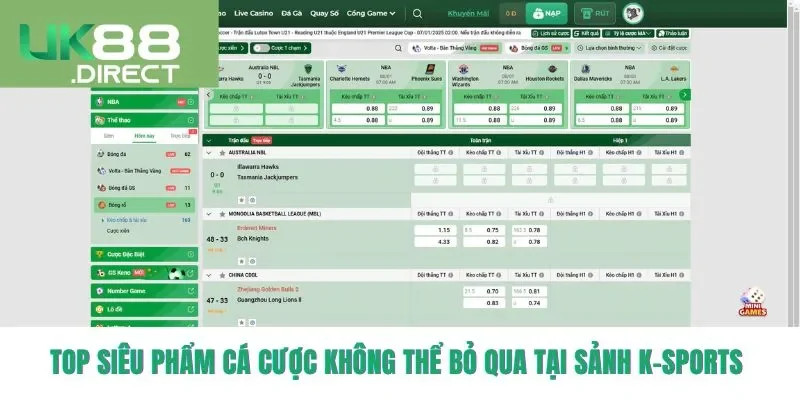 Top siêu phẩm cá cược không thể bỏ qua